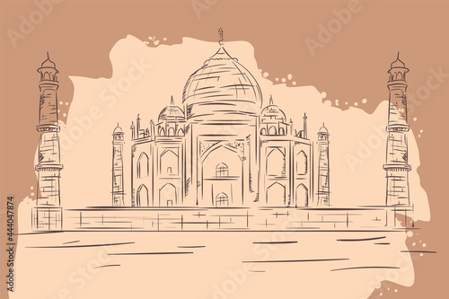 building taj mahal of india