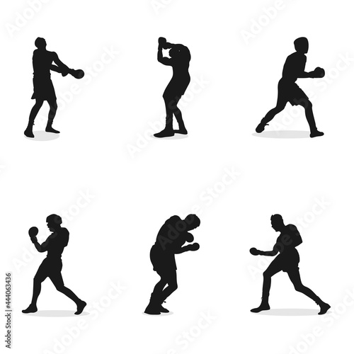Creative boxing design concepts, illustrations, vectors