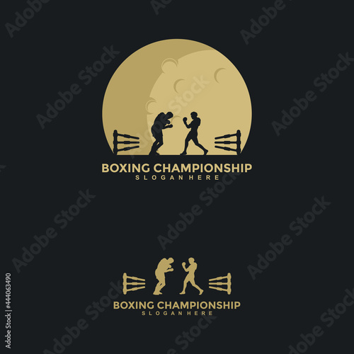 Creative boxing design concepts, illustrations, vectors