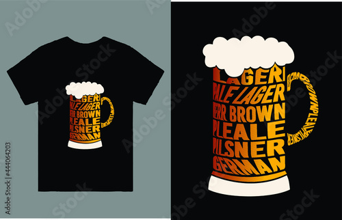 Pale larger berr brown paleale plsener garman t shirt