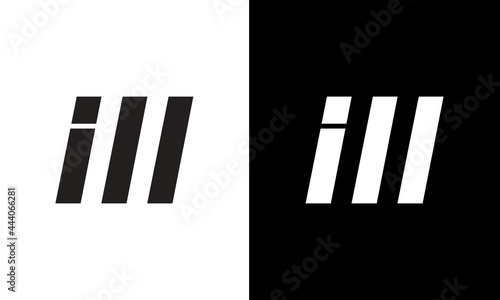initial letter MI logo design on luxury background. MI icon logo design. IM elegant and Professional letter icon design on background. M I MI IM
