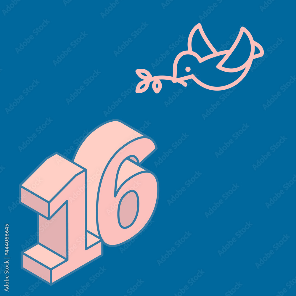 Sdgs ゴール16 平和と公正をすべての人に Stock Vector Adobe Stock