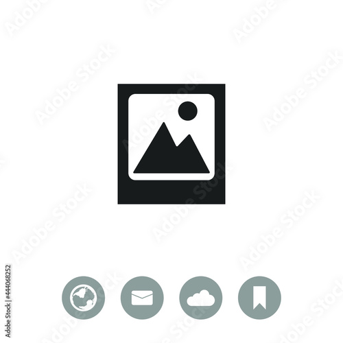 Free Download Photograph vector icon. - GFXLoad