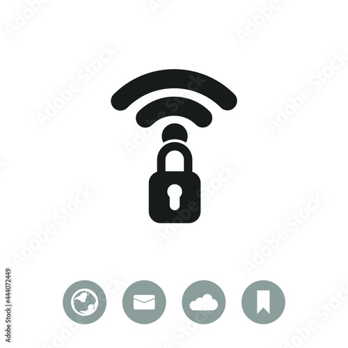Wireless vector icon.