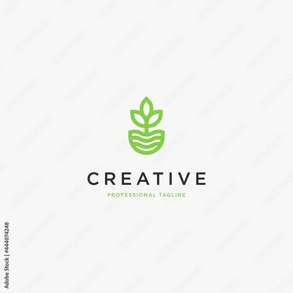 Farming and agriculture logo design vector Farming and agriculture logo design vector