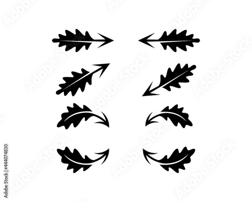 oak leaf and arrow logo