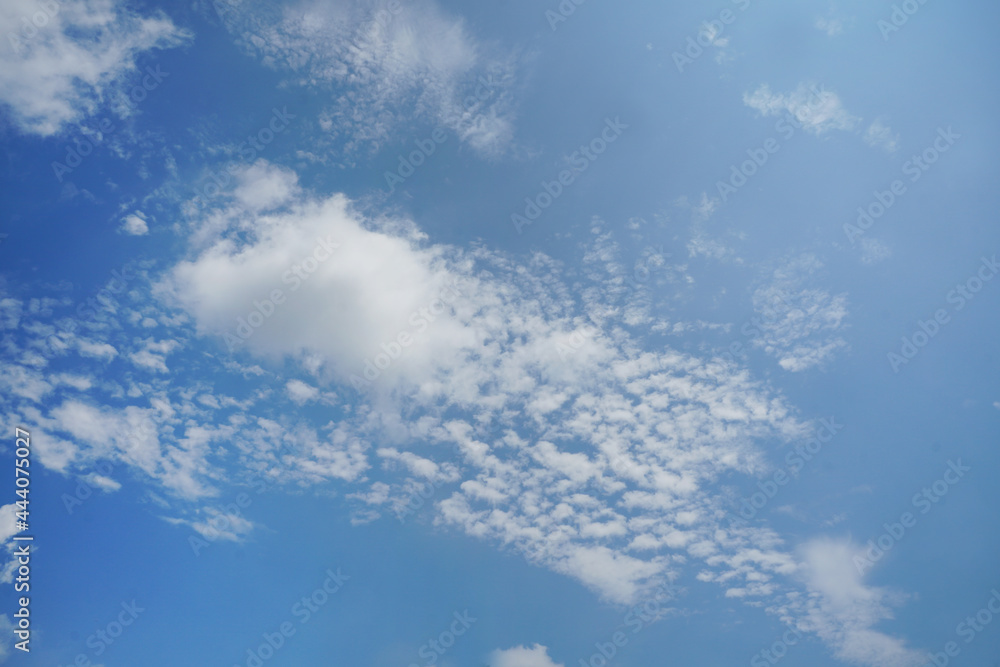 Middle Clouds, Altocumulus on blue sky background. Middle Clouds, Altocumulus on blue sky background.