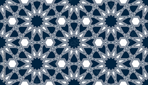 Geometric Islamic Seamless Pattern