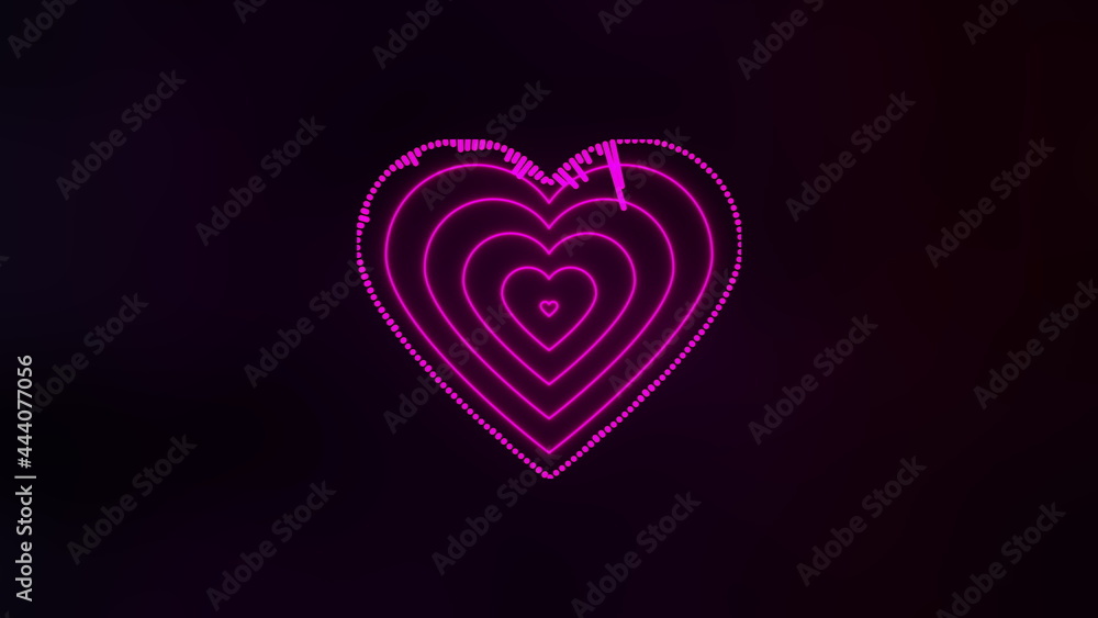 Abstract equalizer on a black background. Computer generated audio visualizer. 3d rendering. Abstract equalizer on a black background. Computer generated audio visualizer. 3d rendering.