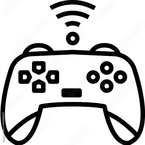 joystick line icon