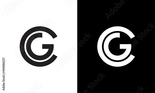 initial letter CG logo design on luxury background. CG icon logo design. GC elegant and Professional letter icon design on background. C G CG GC