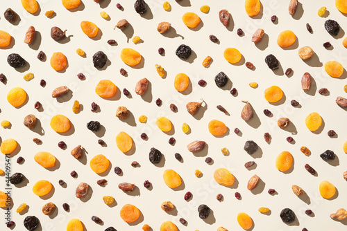 Compositions of assorted dried fruits