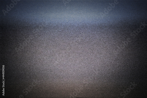 Intentional noise, distortion and scan lines: the blank screen of an old VHS machine, connected to a TV; cyan zones on top; damaged tape, deteriorated magnetic signal.
 photo