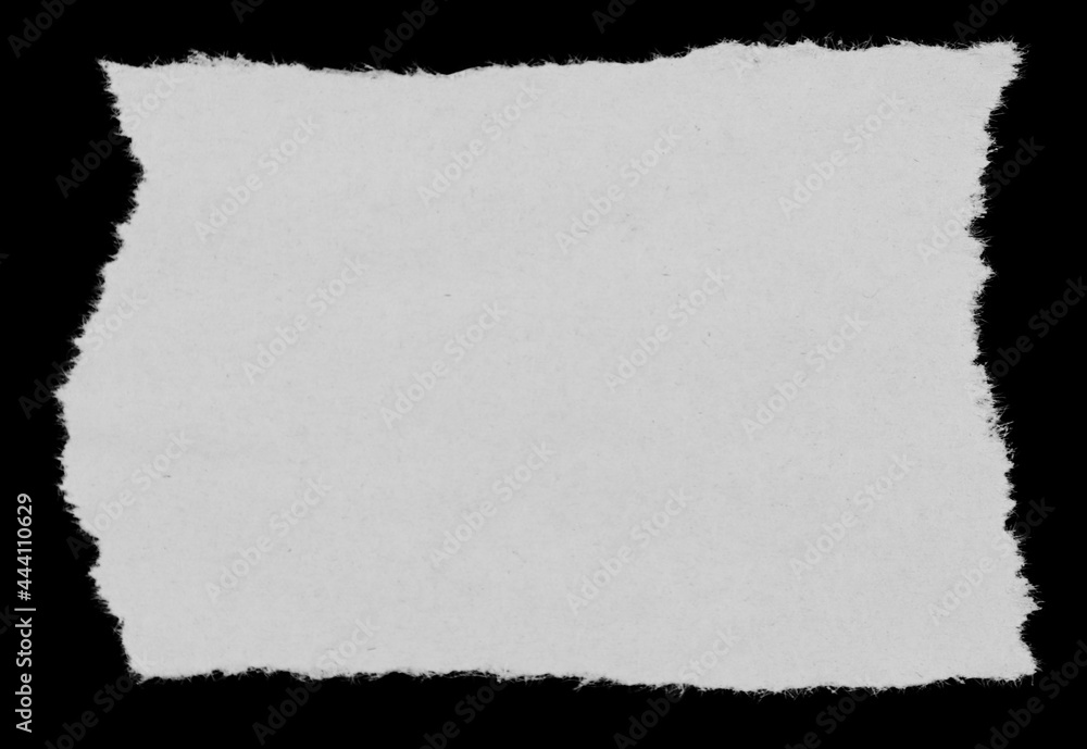 Torn paper on black Torn paper on black