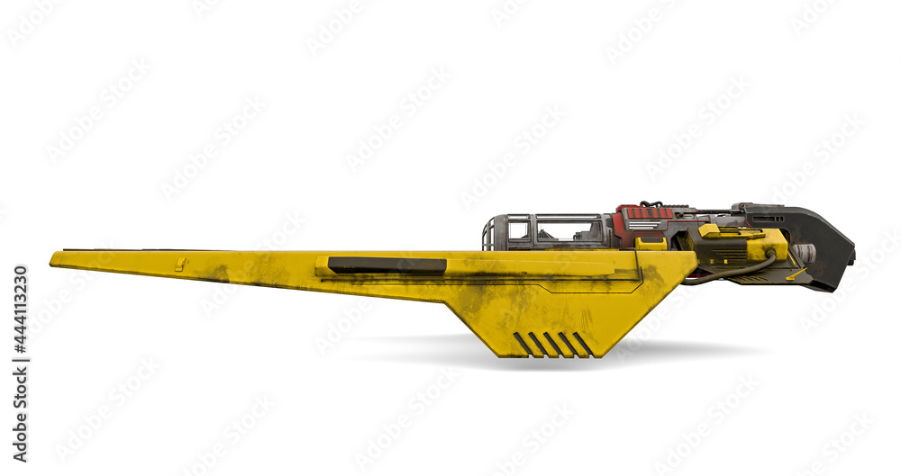 aircraft on white background side view