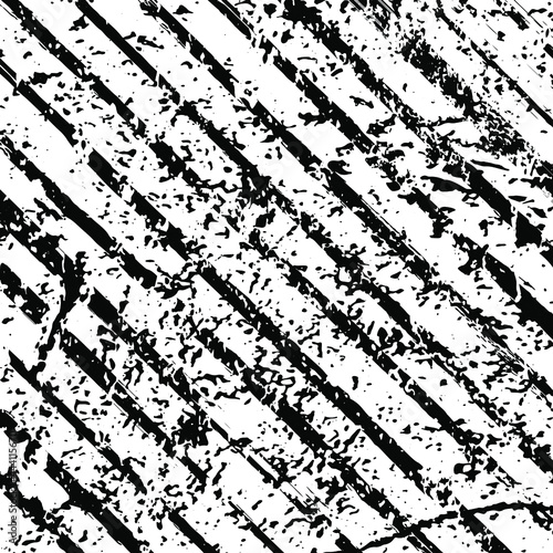 Black diagonal grunge brush strokes. Dry brush. Distressed damaged overlay texture. Black isolated paintbrush sets. Dirty artistic design element for web, print, template and abstract background