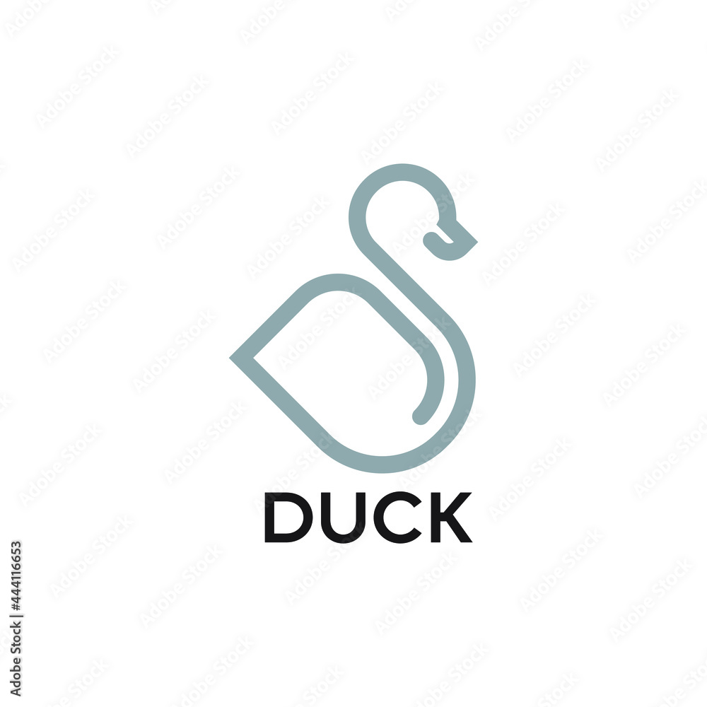 duck logo design with geometry duck logo design with geometry