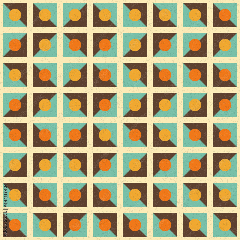 Abstract Geometric Pattern generative computational art illustration