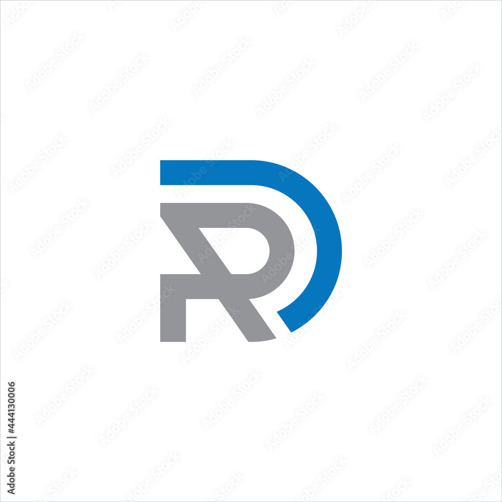 creative vector simple logo design initial dr creative vector simple logo design initial dr