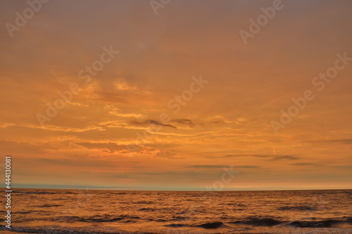 sunset on the beach © Raibkashi