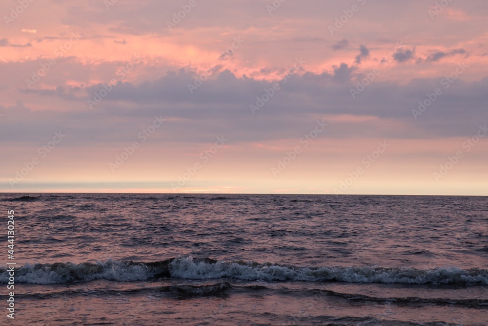 Fototapeta premium sunset on the beach