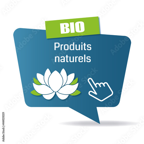 Logo produits naturels.