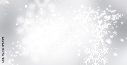 Wallpaper Mural gray and white blur abstract background. Bokeh Christmas blurred beautiful shiny Christmas lights Torontodigital.ca