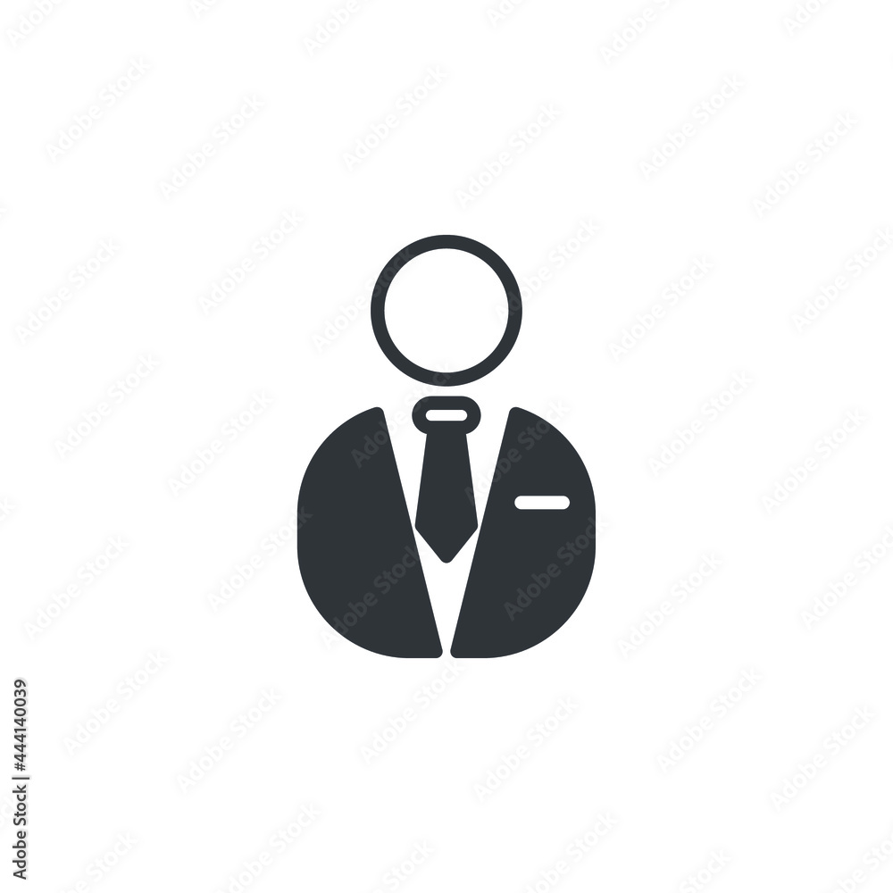 people icon, isolated people sign icon, vector illustration