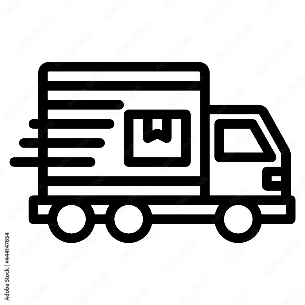 delivery line icon delivery line icon