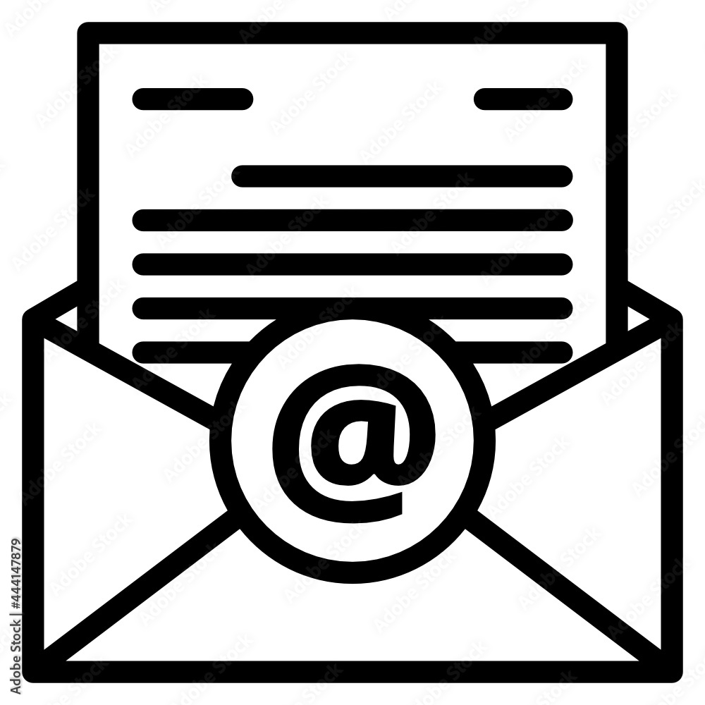 email line icon