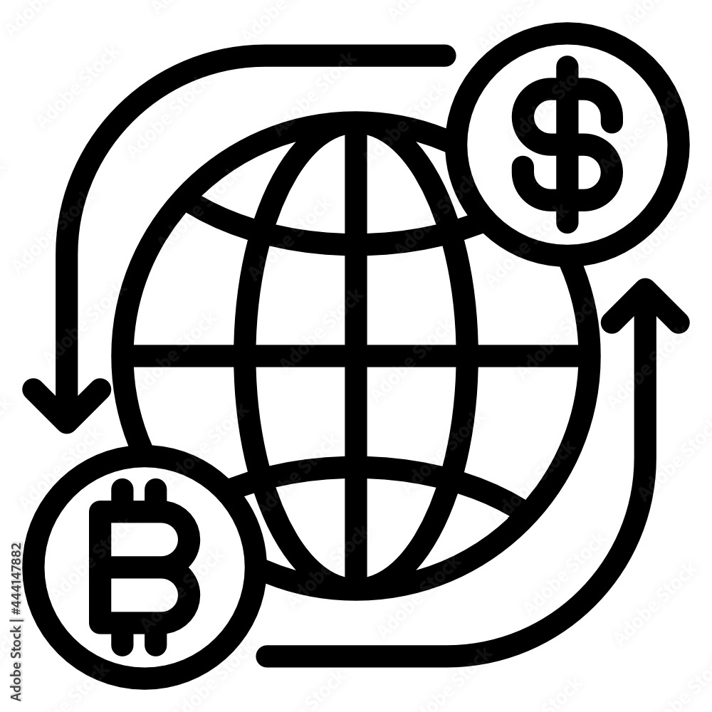 exchange line icon
