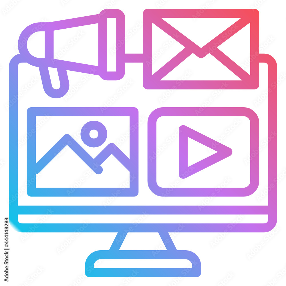 digitalmarketing gradient icon digitalmarketing gradient icon