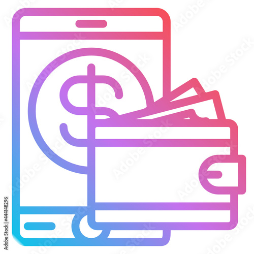 digitalwallet gradient icon