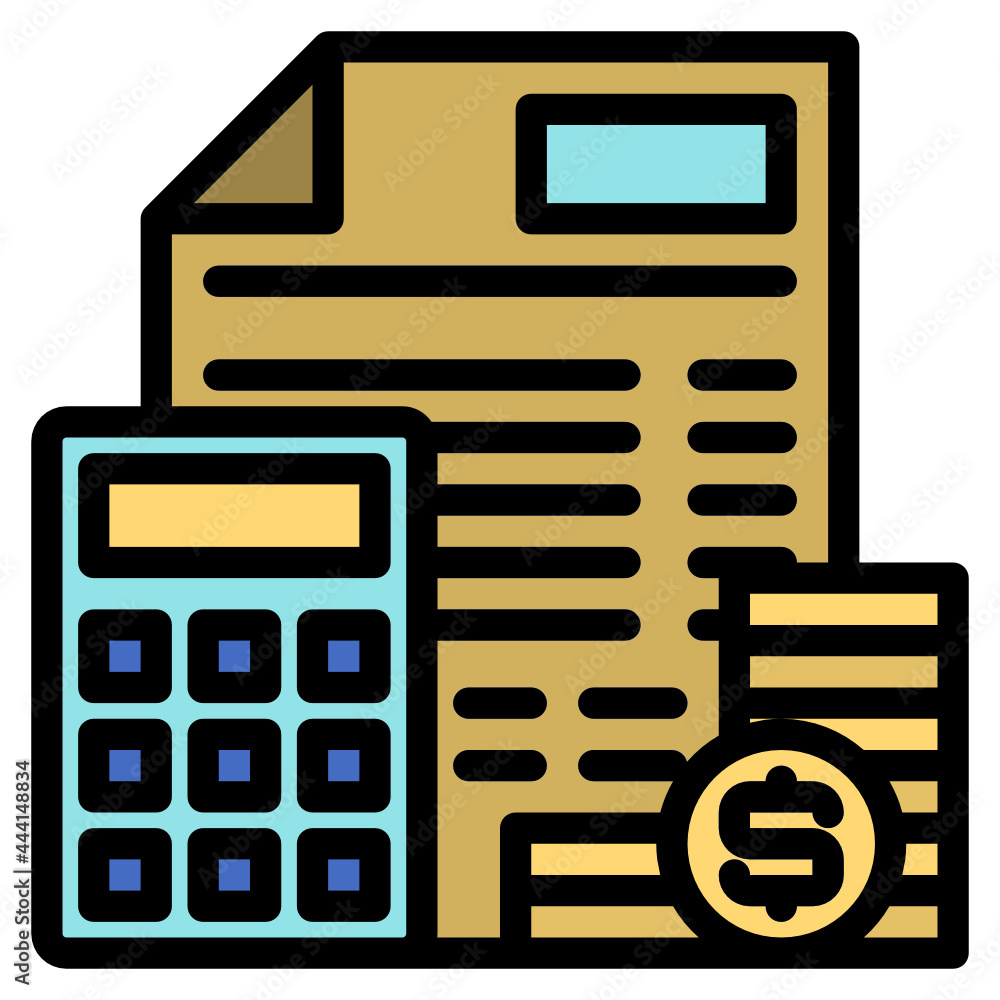 budgeting line icon budgeting line icon