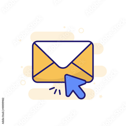 Subscription vector icon style illustration. EPS 10 File Marketing and advertising symbol