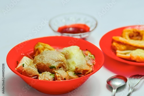 BAKSO Meatball Indonesian Food.