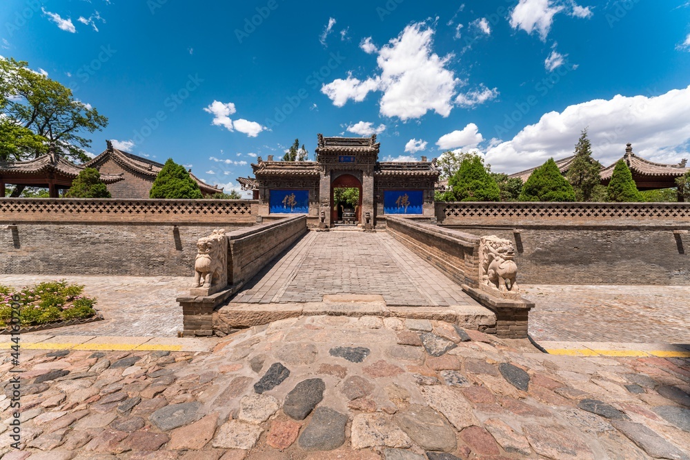 Landscapes of Ying Xian Wooden Pagoda, famous travel destination in Yingxian town in Shanxi Province of China Landscapes of Ying Xian Wooden Pagoda, famous travel destination in Yingxian town in Shanxi Province of China