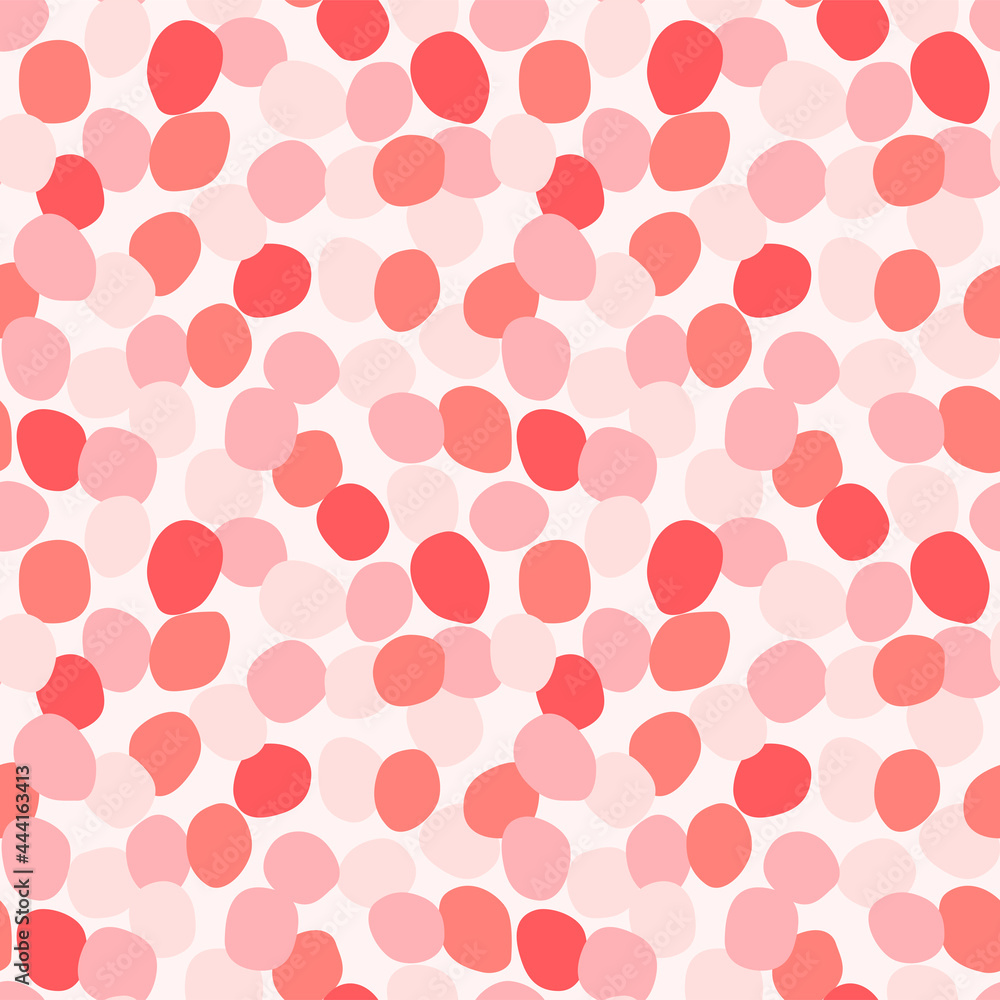 Japanese Red Petal Fall Vector Seamless Pattern Japanese Red Petal Fall Vector Seamless Pattern