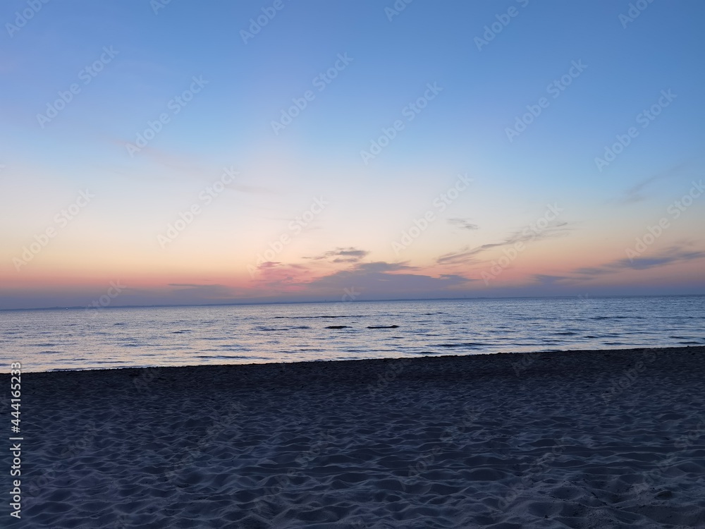 Fototapeta premium sunset on the beach
