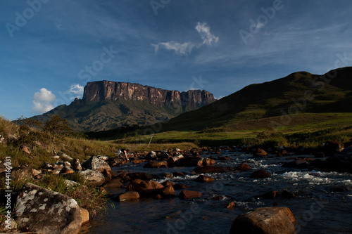 Fotografie landscape with river