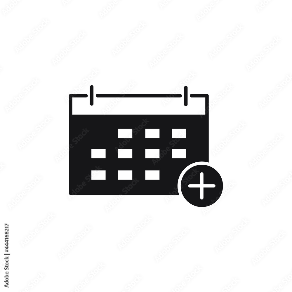 Calendar icons symbol vector elements for infographic web Calendar icons symbol vector elements for infographic web