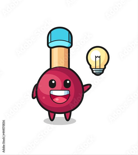 matches character cartoon getting the idea