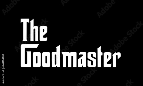 the good master vector design can be printed for tshirt, wall art, etc.