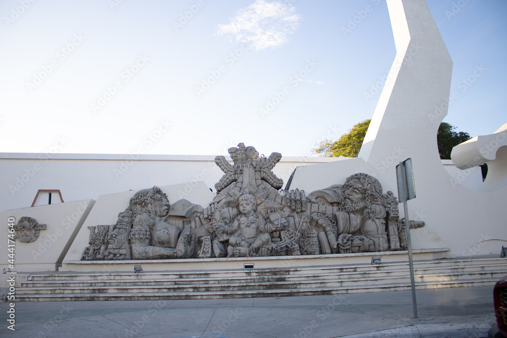 Obraz premium Sculture from Mixed race, Chetumal, Quintana Roo