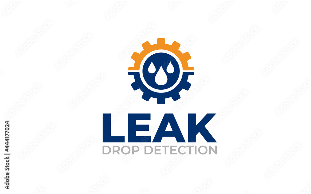 Fototapeta premium Illustration graphic vector of water leak detection service Logo Design template