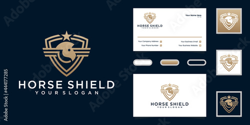 horse safety logo and business card inspiration