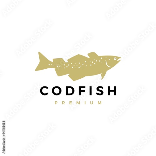cod fish logo vector icon illustration