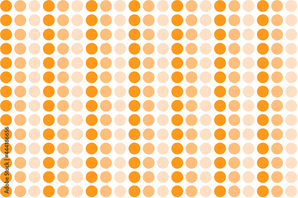 Orange and light orange seamless polka dot pattern.Use as background Orange and light orange seamless polka dot pattern.Use as background