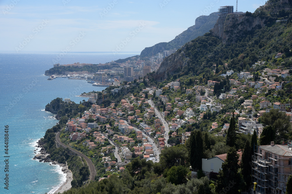 villas de luxe sur la côte entre Menton et Monaco - Alpes-Maritimes