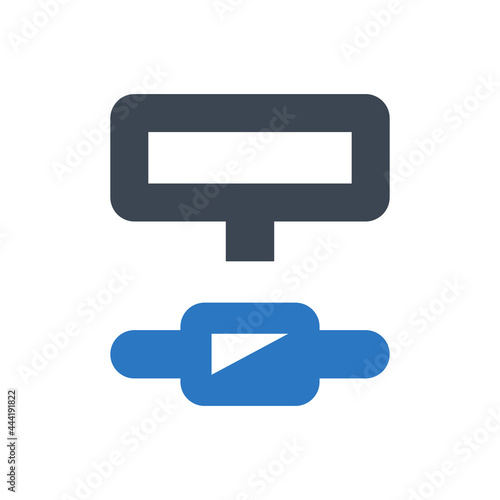 Distribute align icon